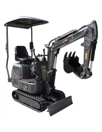 Mini-pelle diesel 940 kg CDKB941S – Bras orientable 120° | 9,5 CV