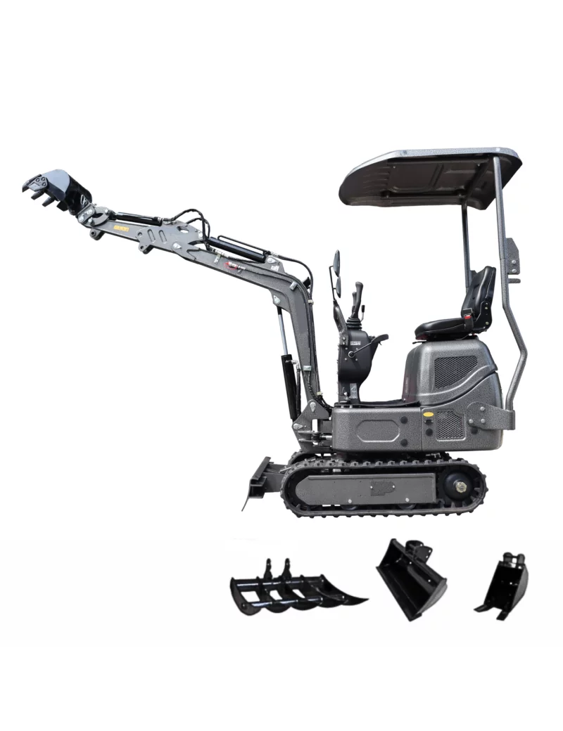 Mini-pelle diesel 940 kg CDKB941S – Bras orientable 120° | 9,5 CV Mini-pelle diesel 940 kg CDKB941S – Bras orientable 120° | 9,5 CV