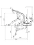 Mini-pelle diesel 940 kg CDKB991S – Bras orientable 120° | 9,5 CV
