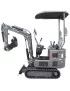 Mini-pelle diesel 940 kg CDKB991S – Bras orientable 120° | 9,5 CV