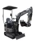 Mini-pelle diesel 940 kg CDKB991S – Bras orientable 120° | 9,5 CV