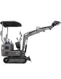 Mini-pelle diesel 940 kg CDKB991S – Bras orientable 120° | 9,5 CV
