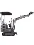 Mini-pelle diesel 940 kg CDKB991S – Bras orientable 120° | 9,5 CV