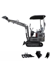 Mini-pelle diesel 940 kg CDKB941S – Bras orientable 120° | 9,5 CV