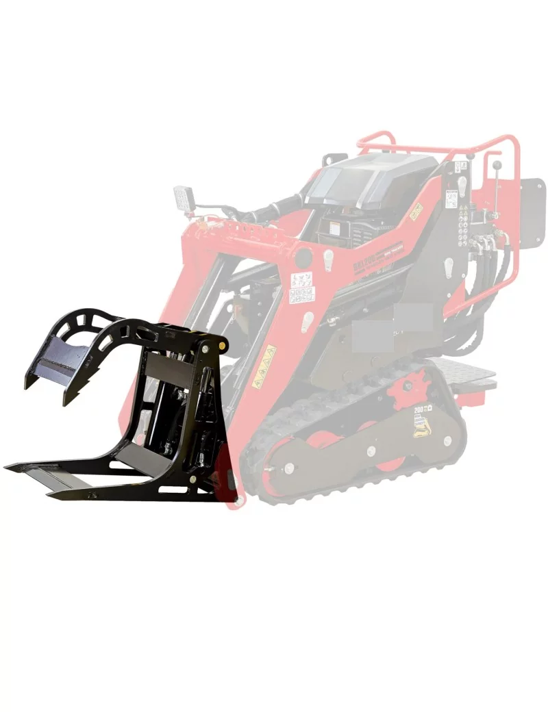 Pince de chargement de bois pour chargeurs compacts