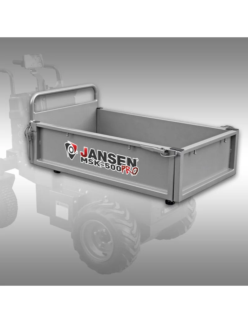 Benne plate pour brouette motorisée MSK-500pro, Jansen Benne plate pour brouette motorisée MSK-500pro, Jansen