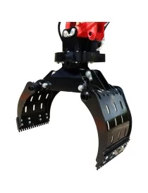 Pince à pierres hydraulique – rotation 360° – pour mini-pelles