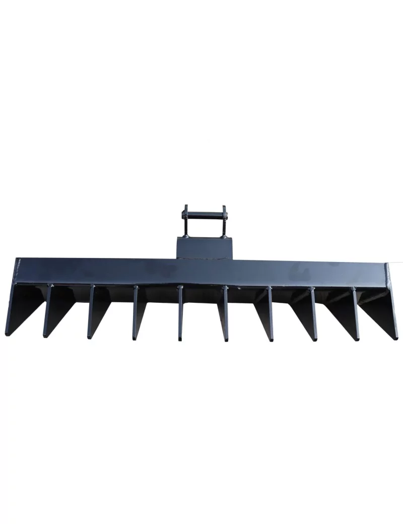 Racleur court, largeur 1 380 mm, pour mini-pelle