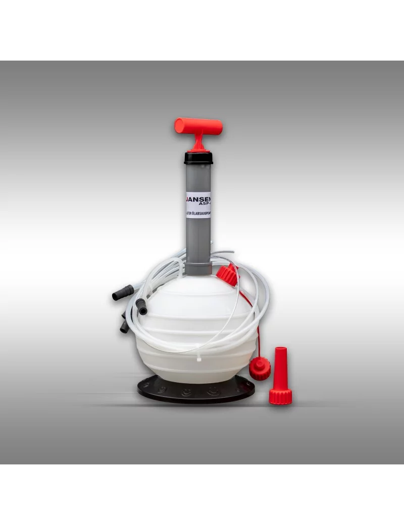 Pompe d'aspiration d'huile ASP-6, 6 litres, aspirateur d'huile, vidange d'huile, huile moteur JANSEN®