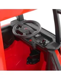 Voiture électrique enfant HECHT SCANIA 4x4 avec remorque