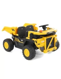 Camion Électrique CAT DUMPER Jaune Enfant | 2 Places