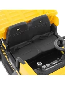 Camion Électrique CAT DUMPER Jaune Enfant | 2 Places