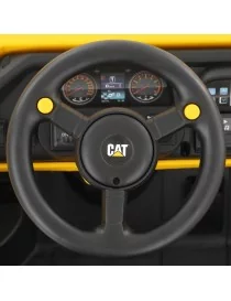 Camion Électrique CAT DUMPER Jaune Enfant | 2 Places