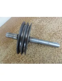 ARBRE D'ENTRAINEMENT A POULIE DOUBLE DE SCIE WS 700 THERMIQUE 9CV