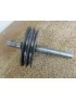 ARBRE D'ENTRAINEMENT A POULIE DOUBLE DE SCIE WS 700 THERMIQUE 9CV