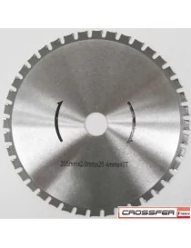 Lame de scie pour metaux 205 mm 40 dents Crossfer