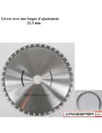 Lame de scie pour metaux 205 mm 40 dents Crossfer
