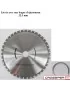 Lame de scie pour metaux 205 mm 40 dents Crossfer