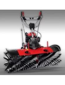 Balayeuse MKB-500 BS 6,5 CV + Démarreur + Lame neige + Collecteur Jansen