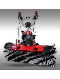 Balayeuse MKB-500 BS 6,5 CV + Démarreur + Lame neige + Collecteur Jansen