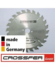 LAME DE SCIE BOIS / CLOU 160 MM 24 DENTS COUPE BRUTE Crossfer