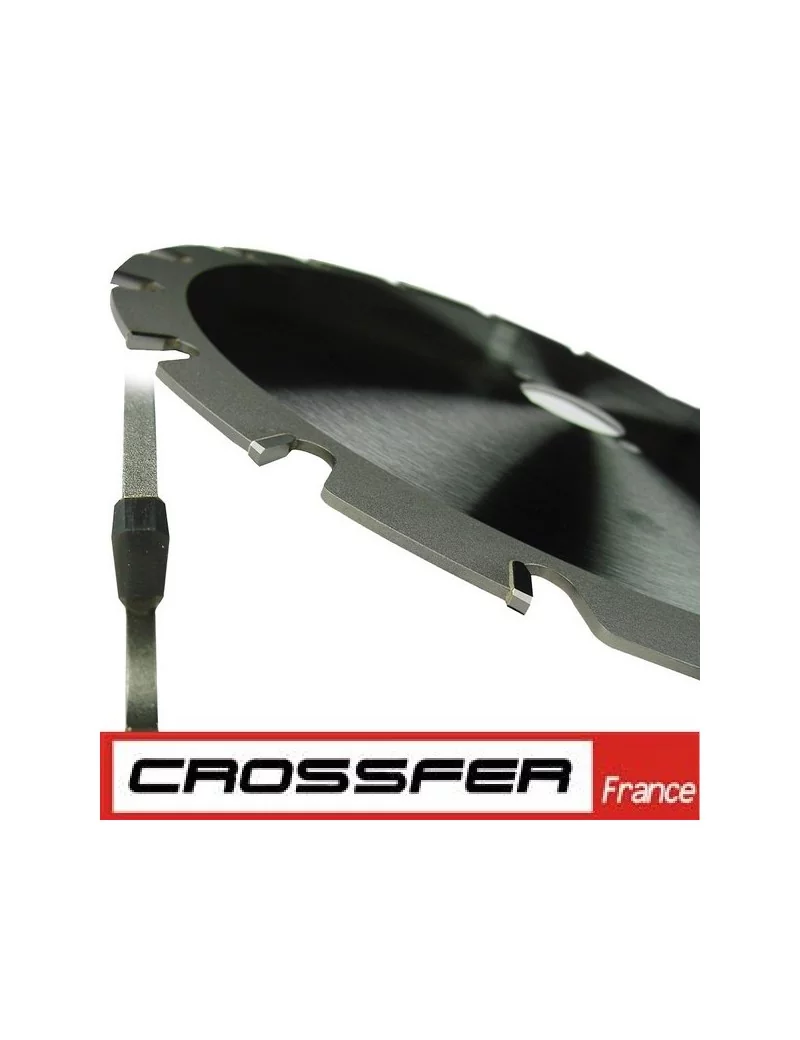 LAME DE SCIE NF CARBURE COUPE BRUTE BOIS 210 MM Crossfer
