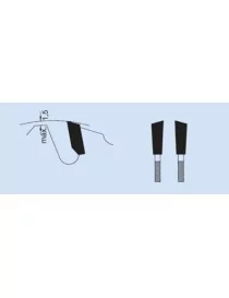 LAME DE SCIE BOIS CARBURE 250 mm 24 DENTS COUPE BRUTE Crossfer