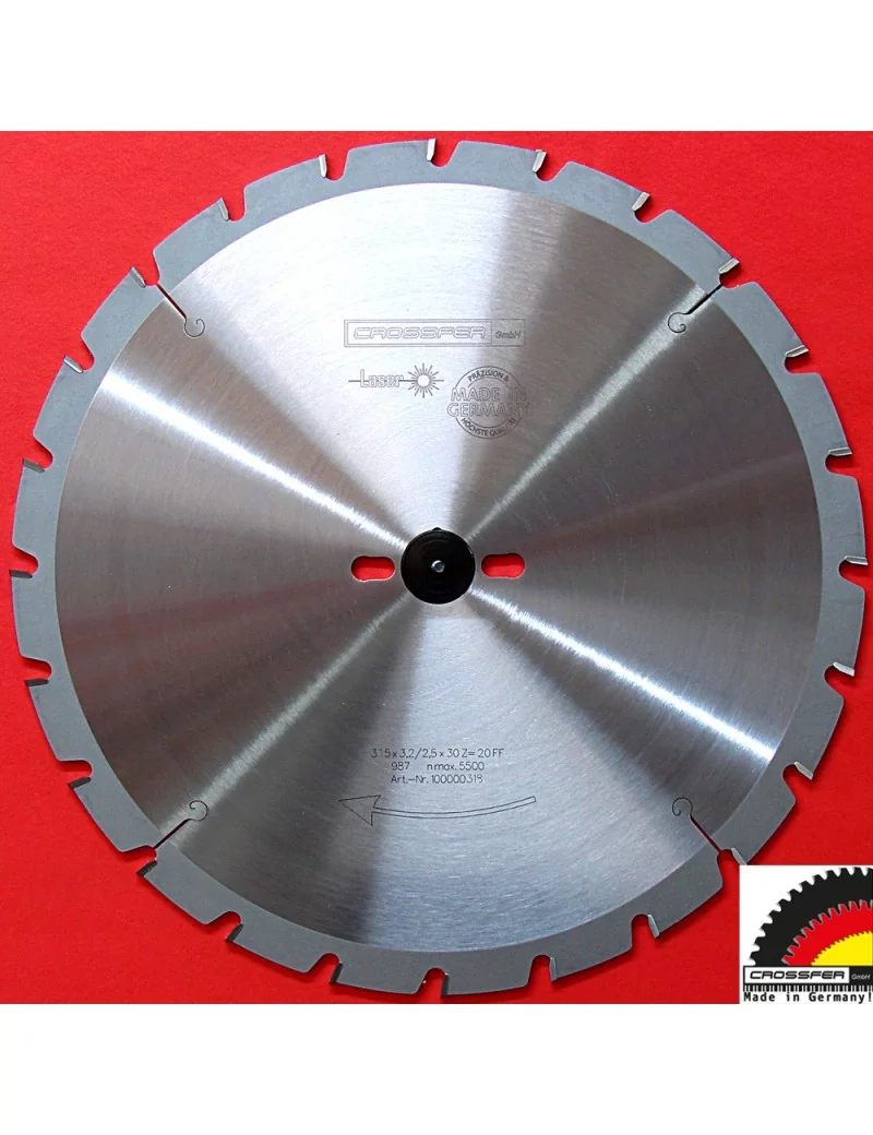 LAME DE SCIE BOIS / CLOU 315 MM 20 DENTS COUPE BRUTE Crossfer LAME DE SCIE BOIS / CLOU 315 MM 20 DENTS COUPE BRUTE Crossfer