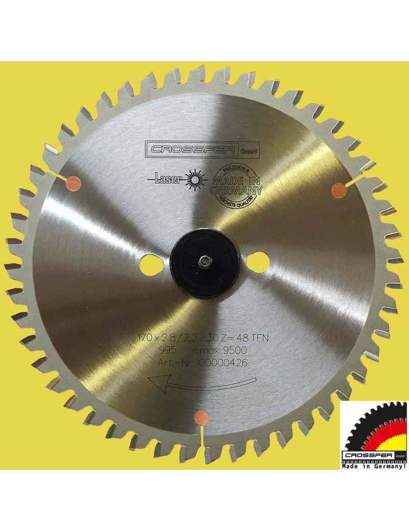 LAME DE SCIE 170 mm ALUMINIUM Crossfer LAME DE SCIE 170 mm ALUMINIUM Crossfer