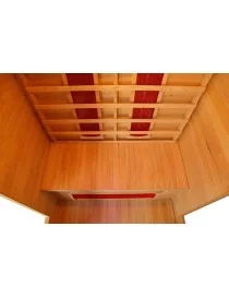 SAUNA INFRAROUGE 1 A 2 Pers 220V AVEC IONISEUR D'AIR et LIMINOTHERAPIE