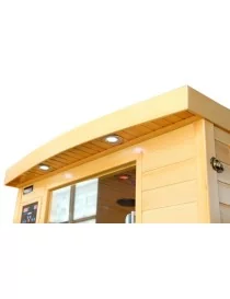 SAUNA INFRAROUGE 1 A 2 Pers 220V AVEC IONISEUR D'AIR et LIMINOTHERAPIE