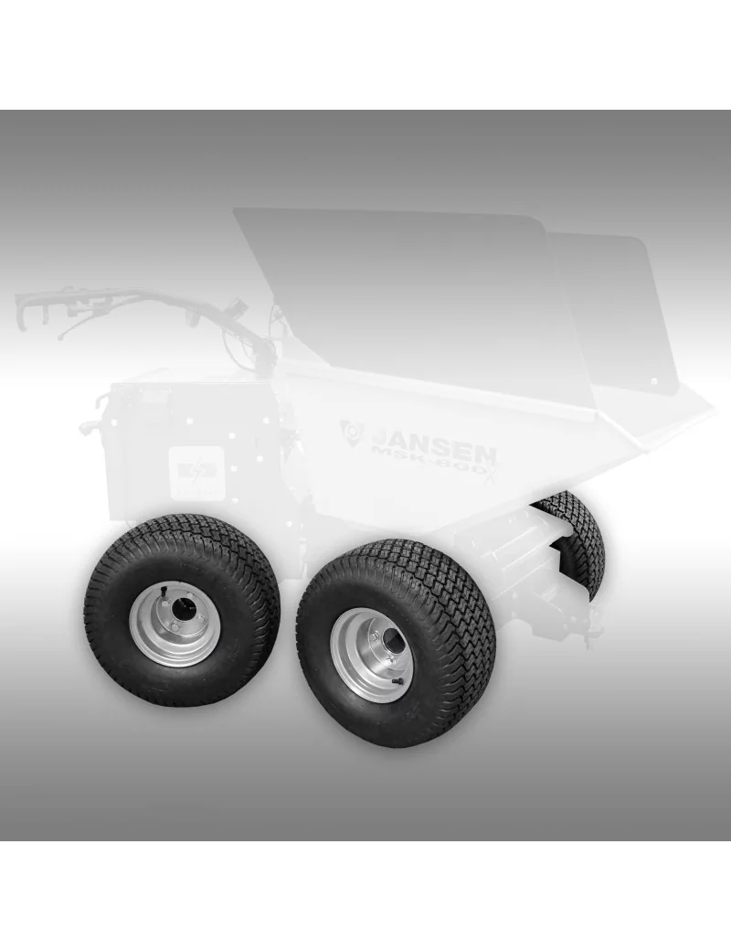 JEU DE 4 ROUES GAZON POUR DUMPER MSK-800X JEU DE 4 ROUES GAZON POUR DUMPER MSK-800X