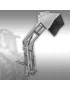 CHARGEUR ARRIÈRE HYDRAULIQUE HL-3000 PELLE AGRICOLE