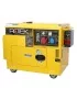 Générateur diesel ROTEK 400V 50Hz (triphasé), 5,5 kVA, insonorisé avec démarrage électrique