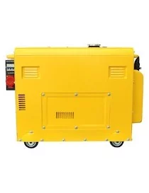 Générateur diesel ROTEK 400V 50Hz (triphasé), 5,5 kVA, insonorisé avec démarrage électrique