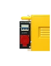 Générateur diesel ROTEK 400V 50Hz (triphasé), 5,5 kVA, insonorisé avec démarrage électrique